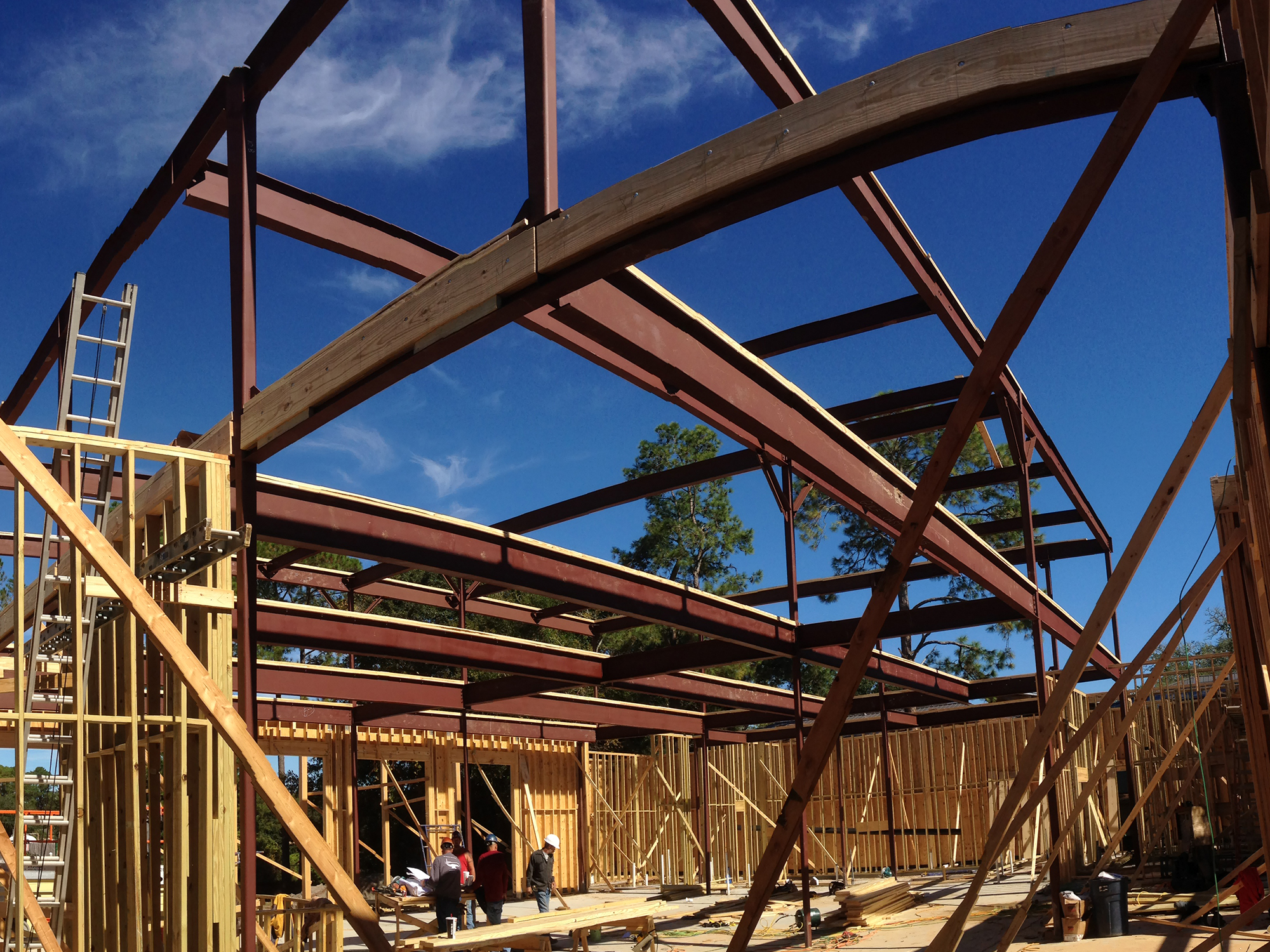 Gulf Coast Welding structural steel fabrication and erection project