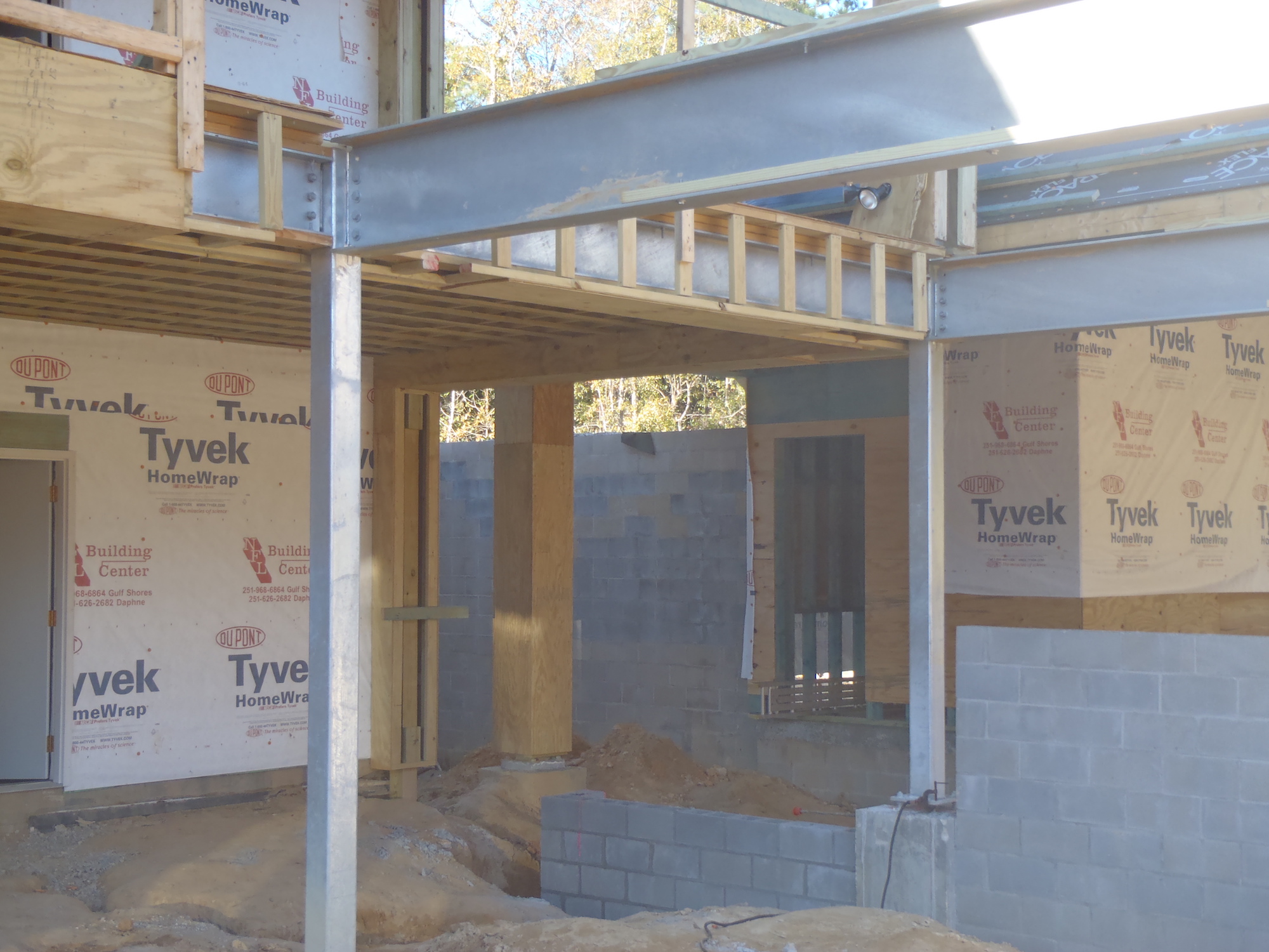 Gulf Coast Welding structural steel fabrication and erection project